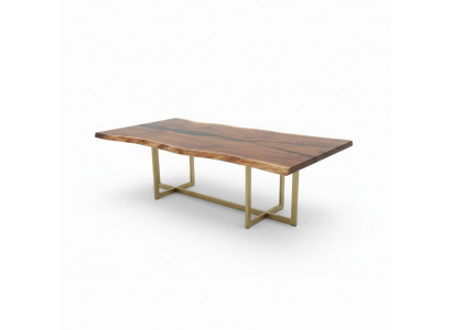 Flossdësch Iessdësch River Table Massiv Dëscher 240x100 Epoxydharz Mier