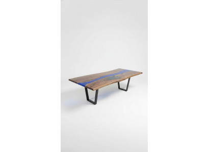 Iessdësch Mier Waasser Floss Richtegt Holz Flossdësch 260x100 Dëscher