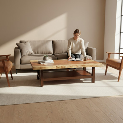 Niewent Dësch Designer Dësch Couchdësch Handgemaachter Präis 1m²