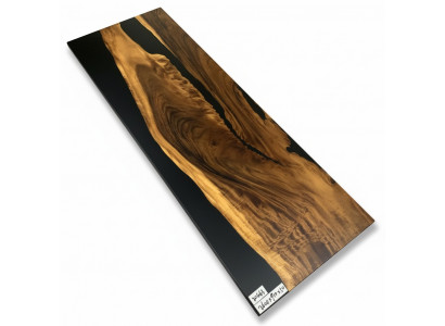 Epoxidharz Iessdësch River Table 260x90 Nei Richtegt Holz Dëscher Massiv