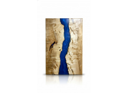 Dëscher Iessdësch Design Dësch Modern Mier Ozean Floss Miwwelen 200x90 Epoxyd Harz