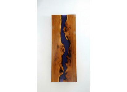 Dësch Iessdësch Dëscher Epoxidharz Epoxy Echt Holz Massiiv Design Miwwelen 250x90 Nei
