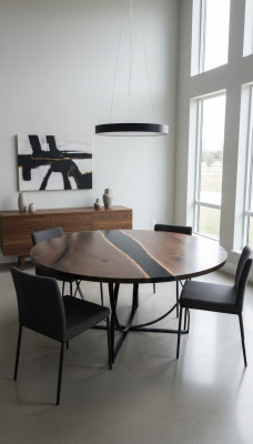 Dësch Iessdësch Dëscher Epoxidharz Epoxy Echt Holz Massiv Design Miwwel 150x150