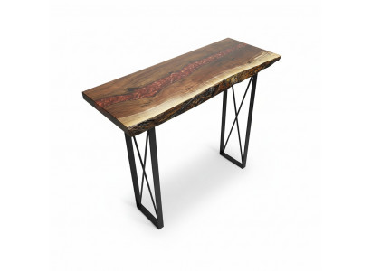 Handaarbecht massiver Couchtisch Designer Dësch Epoxid Konsole Dëscher