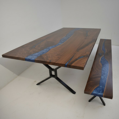 Design Dësch Bänk Iessdësch Kichendësch Dëscher Bänken Massiv Massivholz Wunnzëmmer