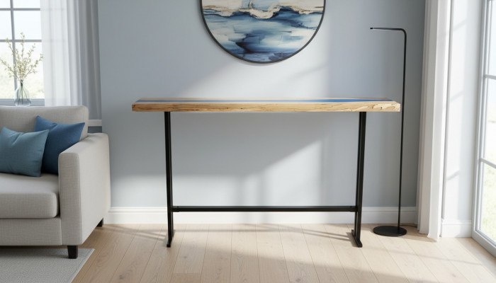 Niewentafel Konsolentafel Designer-Dësch Konsolentafel 140*30cm
