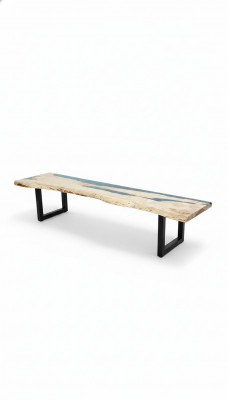 Konsolendësch Niewendësch Epoxy Dësch Sideboard Konsolendësch Wanddëscher Epoxy Nei