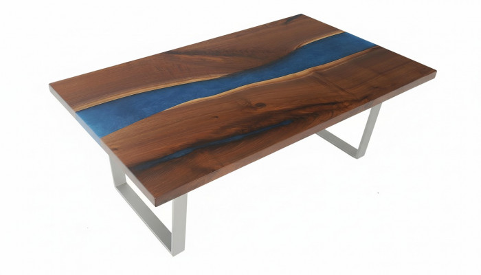 Epoxy Moossufertigung Dësch Epoxidharz Floss Eechte Holz Präis 1qm Dëscher Resin