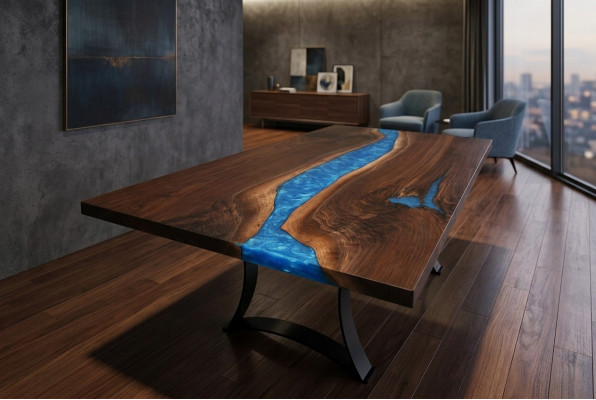 Epoxidharz-Iessdësch Iessdësch Bespriechungsdëscher Designer 1QM