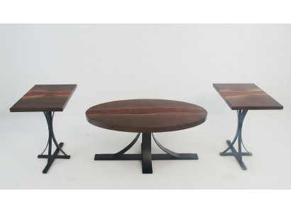Niewentstull Designer Dësch Couchtisch Handgemaacht Präis 1m² Nei