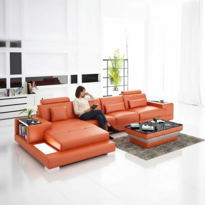 Këssen Ecksofa Wunnlandschaft Designer-Sofa Ecksofa L-Form Ecksofa Lieder-Sofa