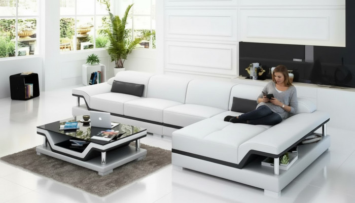 Woohnlandschaft Liederdivan Eckdivan L-Form Modernen Divan Eckdivan Polster
