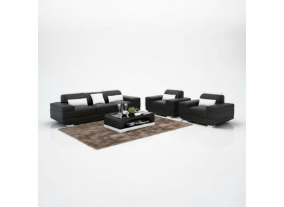Design Sofagarnitur Couch 321 Sëtzer Dësch Garnituren Lieder Set Grupp 4tlg