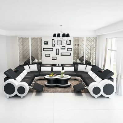 Eckcouch U-Form Modern Liederstullen Couchë Polstersofas Designersofa Garnitur