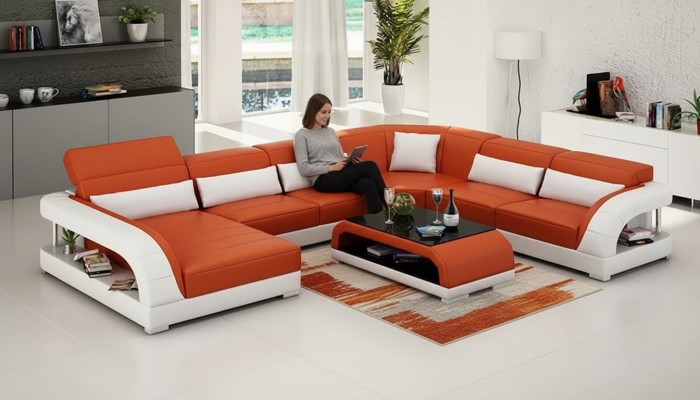Wohnlandschaft Ecksofa Couch Polster Garnitur Designer Couchen Sofas Polstereck