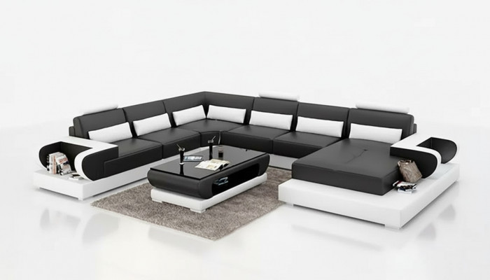 Eckgarnitur Ecksofa Sofa Couch Polster Sofae Nei Couchen Wunnlandschaft Designer