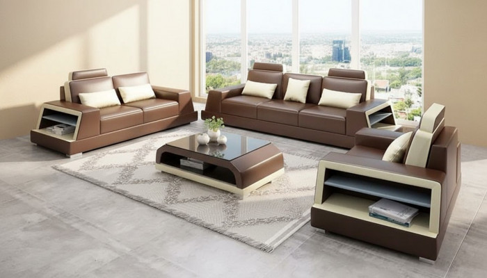 Design Sofa Sofagarnitur 321 Sëtz Couchtisch Garnituren Lieder Set Grupp 4-teileg