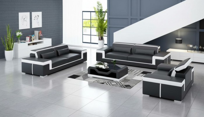 Design Sofagarnitur 321 Sëtzer Set Design Sofa Polster Canapéë Couch Luxus Nei