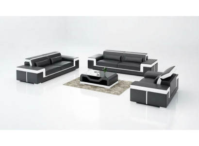 Wunnlandschaft Canapé Sofa Garnitur 321 Sëtzer Ecksofa Polsterset Designer Garnitur