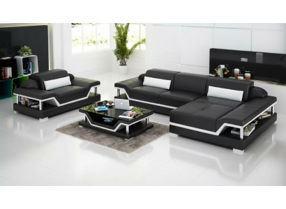 Ecksofa Wunnlandschaft Eckcouch Eckgarnitur Polstersofa L-Form Liederdivan Couch