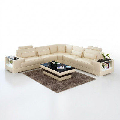 Design Wohnzimmer Sofa Miwwelen Eckcouch Ecksofa Liederpolster Couch