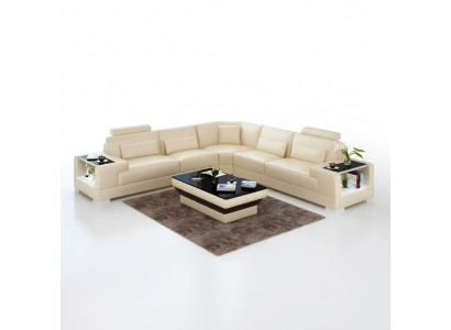 Design Wohnzimmer Sofa Miwwelen Eckcouch Ecksofa Liederpolster Couch