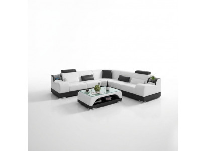 Ecksofa Modernen Eckcanapé Design Wunnzëmmer Miwwelen Liederpolster Canapé