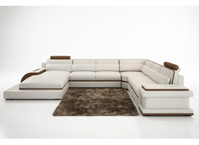 Moderne Wunnlandschaft Ecksofa Sofa Couch Polster Eckgarnitur 2stéckeg.