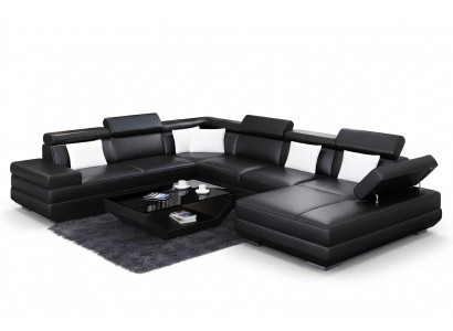 Sofa Wunnzëmmer Lieder XXL Couch Polster Landschaft modern Designer