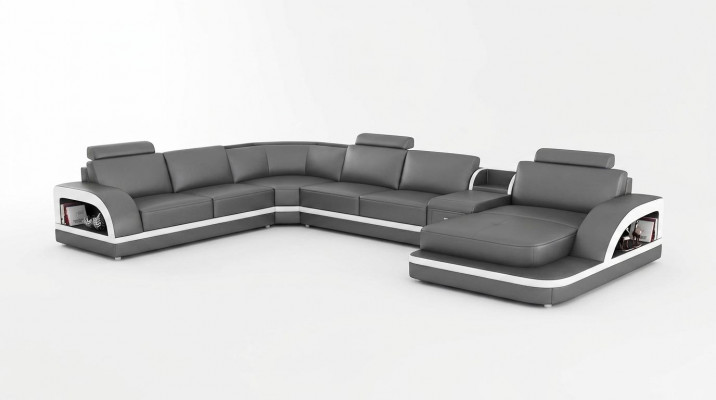 Wunnzëmmer Lieder XXL Canapé Sofa Polster Landschaft Modernen Designer