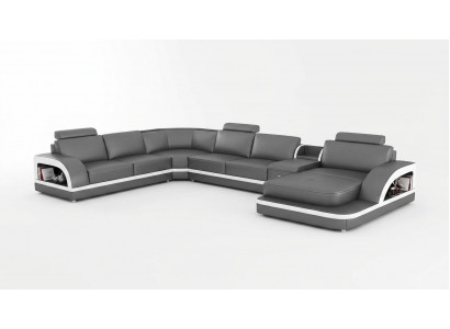 Wunnzëmmer Lieder XXL Canapé Sofa Polster Landschaft Modernen Designer