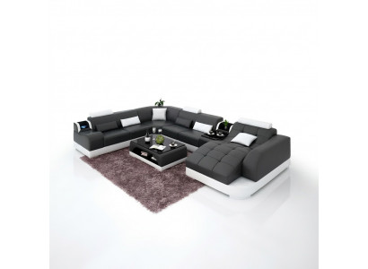 Wunnzëmmer Design Ecksofà Miwwelen Modern Eckcouch Liederpolster Couch