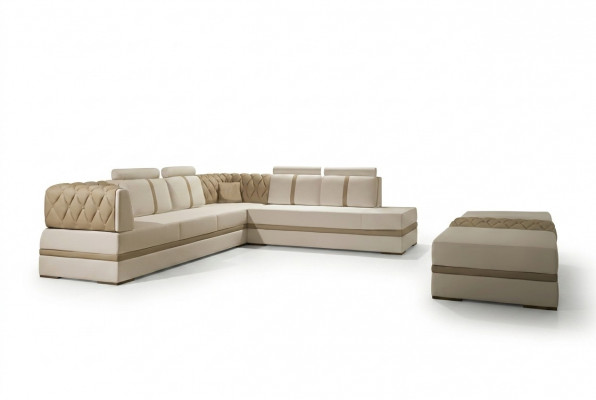 Eckcouch Ledercouch Design Couch Eckcouch L Form Modern Polstersofa Wunnzëmmer