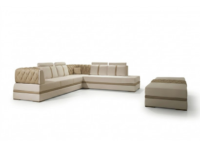 Eckcouch Ledercouch Design Couch Eckcouch L Form Modern Polstersofa Wunnzëmmer