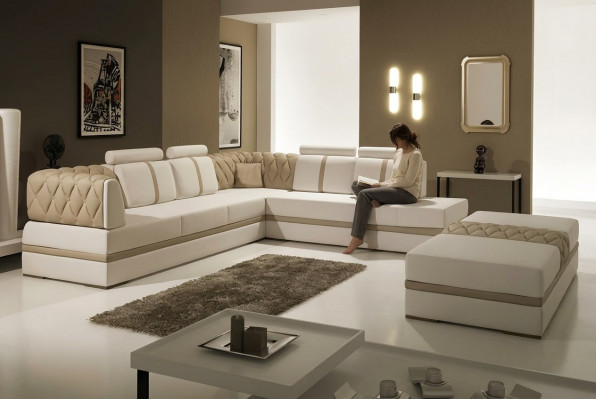 Ecksofa L Form Designer Sofa Modern Sofa Ledersofa Eckgarnitur Couchen