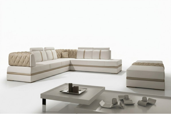 Ecksofa L Form Designer Sofa Modern Sofa Ledersofa Eckgarnitur Couchen