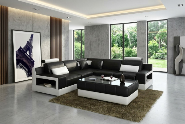Canapé Liederkanapé Eckkanapé Polster Ecke Garnitur Polster Couch Garnitur Wunnlandschaft