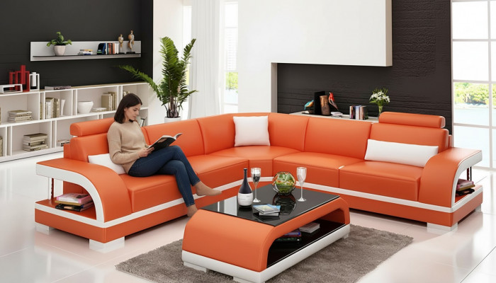 Liedercanapé Eckcanapé Polstereckgarnitur Canapé Polster Couch Garnitur Wunnlandschaft