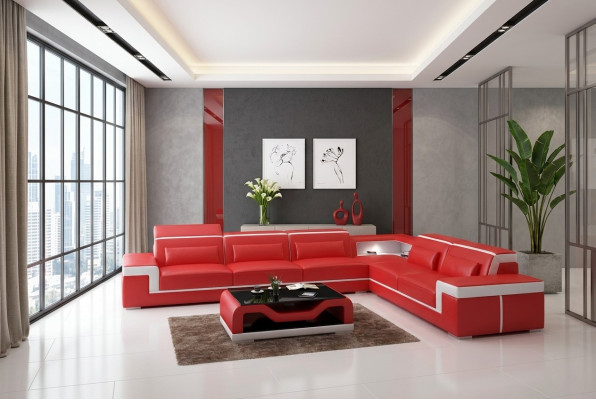 Liederpolster Design Eckschnëss Wunnzëmmer Ecksëtza Stee Couch Sofa L Form Wunnlandschaft