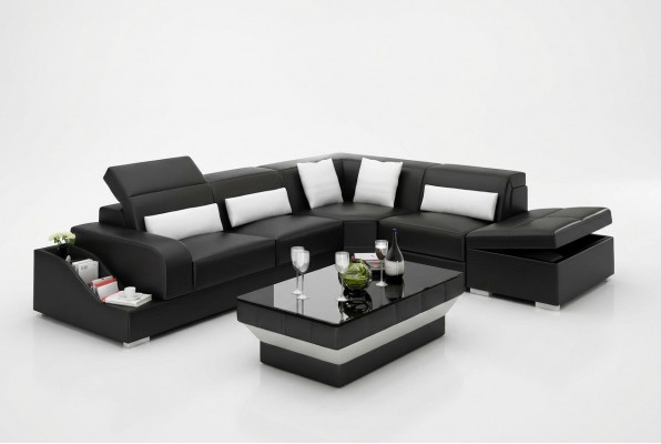 Garnitur Eckgarnitur Canapé Ledercanapé Eckcanapé Polsch Polster Couch Wunnlandschaft