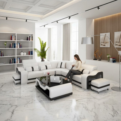 Ledersofa Design Sofa Ecksofa L Form Modern Ecksofa Polster.