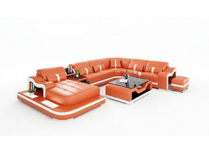 Design Ecksofa U Form Wunnlandschaft Designer Sofa Liederzofa Eckgarnitur Polster