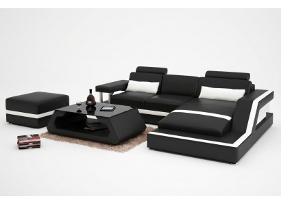 Wohnlandschaft Designer Canapé Eckcanapé L-Form Modern Canapé Eckgarnitur