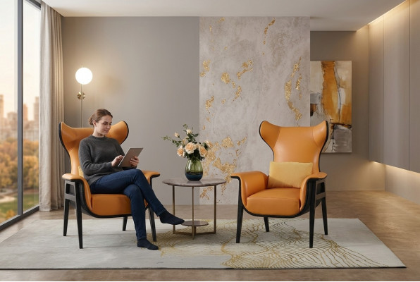 Moderne Sëtz Polstersëtz Relax Ouere Sofa Canapé Designer Club