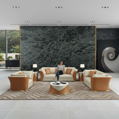 Exklusiv Designer Miwwelen 32 Sëtz Wohnlandschaft Couch Polster Garniture 2-Stéck.