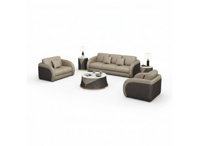 Garnitur Lieder Designer Sofa Couch Kissen 6-Deel Set Garnituren Couchtisch