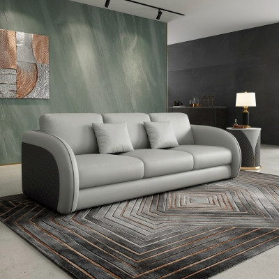 Dreiplazeg Italienesch Miwwele Stil Canapé 3 Plaz Modern Canapé Liederkanapé