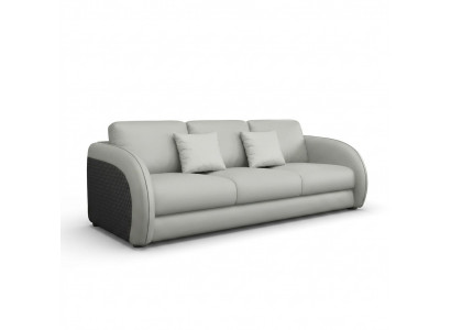 Dreiplazeg Italienesch Miwwele Stil Canapé 3 Plaz Modern Canapé Liederkanapé
