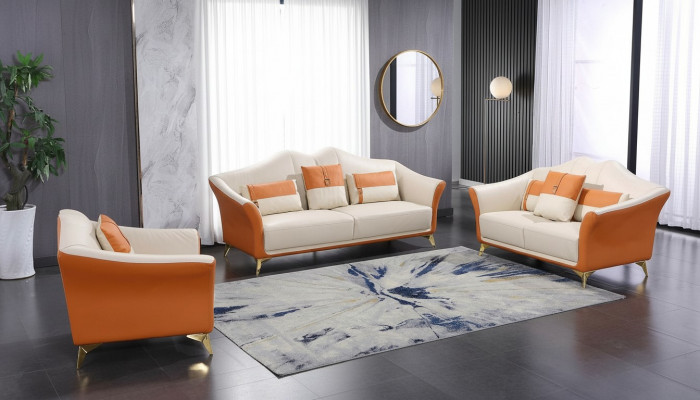 Chesterfield Sofagarnitur Polstersëtzgarnitur 2tlg. Set 3+2 Sëtzer Nei