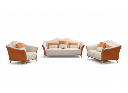 Chesterfield Sofagarnitur Polstersëtzgarnitur 2tlg. Set 3+2 Sëtzer Nei